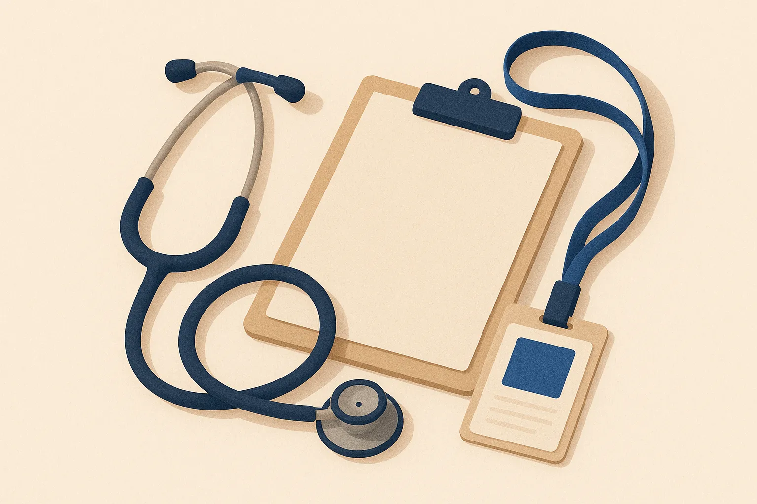 Editorial paper-craft illustration representing American Occupational Health Conference, a conference for occupational health professionals.